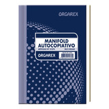 Libro Obra - Manifold Triplicado Autocopiativo 50h Orgarex Color Azul