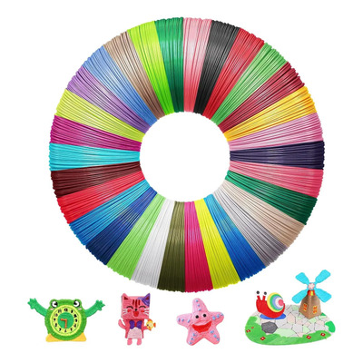 Filamento 1.75 Mm,3d Pluma Pla Consumibles 30 Colores 90 M