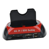 Docking Station Ide Hdd Lector De Tarjetas Doble Para Disco