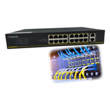 Switch Poe/poe 16 Downlink 100/2 Uplink 1000 Ethernet 135w