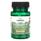 Swanson Cetonas De Frambuesa Razberi-k 100 Mg 60 Caps Sabor Sin Sabor