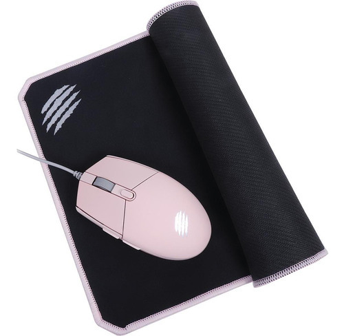 Combo Gamer Oex Pink Mouse Arya 2400dpi + Mousepad Mc104