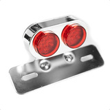 Calavera Stop Led M2002 Con Porta Placa Para Moto