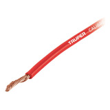 Carrete 2.5 M Cable Rojo Primario Calibre 10  Truper 101116