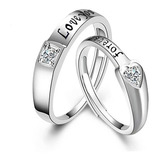 Anillo Pareja , Amantes, Compromiso, + 2 Cajas Estuche