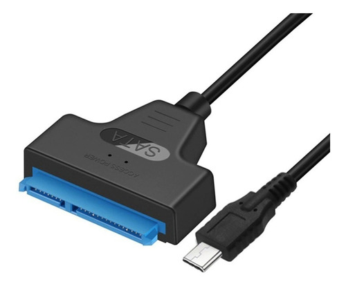 Cable Sata 3 A Usb Tipo C 22 Pines Adaptador De Hasta 6 Gbps