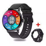 Smartwatch Reloj Inteligente Dt2+ Compatible iPhone Android Color De La Caja Negro Color De La Malla Negro Color Del Bisel Negro