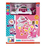 Caixa Registradora +carrinho Com 30 Itens Infantil Multikids