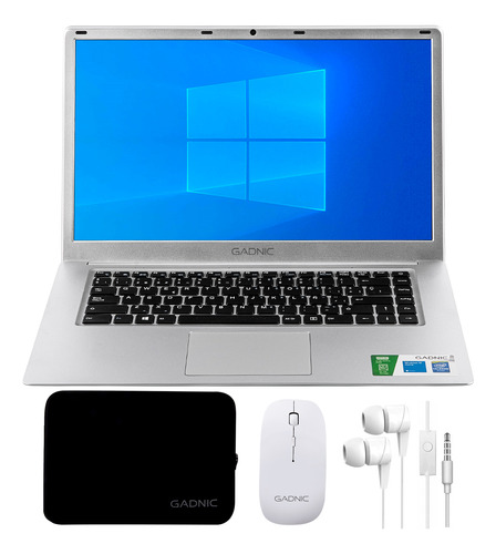 Notebook Gadnic Glow Cloudbook Intel 4gb Windows 10 + Funda