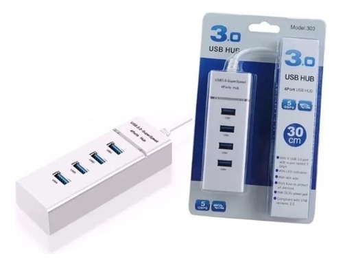 Hub Usb 3.0 4 Port En 1