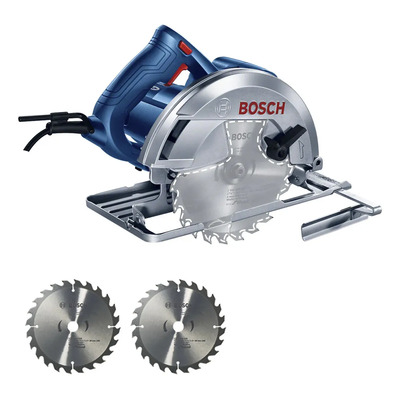 Sierra Circular Bosch GKS 150 1500W 7-1\u002F4 Pulg. 127V 6000 Rpm Corte 64 mm con 2 Discos Guía Paralela y Adaptador de Polvo (06016B30G1) | Meses sin interés