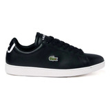 Tenis Lacoste Carnaby Evo En Negro De Hombre Sma0002mx3