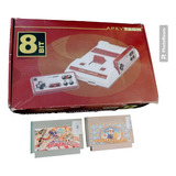 Consola De Video Juegos 8 Bit + 2 Cartuchos.