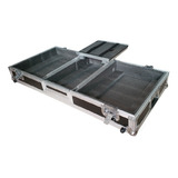 Flight Case Para 2 Technics Mk2 + Djm250 Suporte Notebook