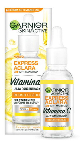 Serum Express Aclara Garnier - mL a $57700