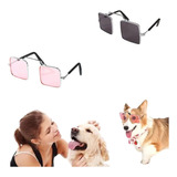 Lentes Cuadrados De Sol Para Mascotas Razas Pequeñas(12 Pza)