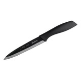 Cuchillo Acero Inox Hudson Utility 5 Negro Basic 12cm Cocina