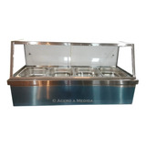 Lunchonette Caliente Sobre Mostrador Acero Inox