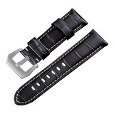 Extensible P/panerai Piel Cocodrilo 20mm 22mm 24mm 26mm