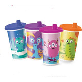 Coleccion Vaso Entrenador Monstruos Tupperwere