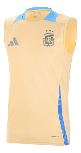 Musculosa adidas Argentina Tiro 24 Hombre En Beige | Dexter