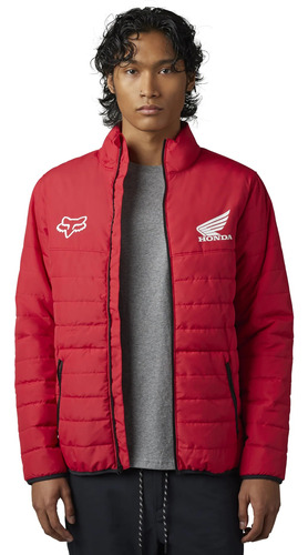 Campera Abrigo Fox Honda Original Roja