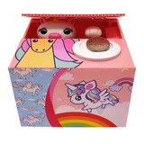 Alcancía Roba Monedas Unicornio Kawaii