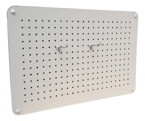 Organizador De Pared Pegboard Panel Perforado 40x30