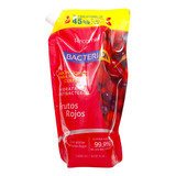 Jabón Liquido Bacterion Manos Y Cuerpo Frutos Rojos 1000 Ml