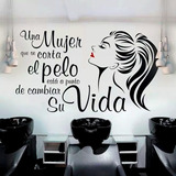 Vinil Decorativo Estética O Salon De Belleza Labios Rojos