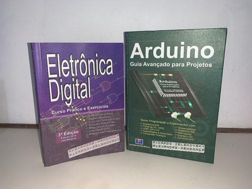 Livros Arduino & Eletrônica Digital 10% Desc. Capa Mole