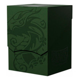 Deck Box Shell Dragon Shield Verde Y Negro