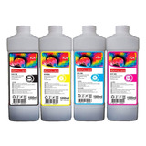 Pack De 4 Litros De Tinta Dye Premium Universal - Malik 