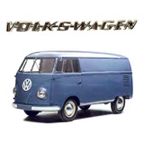 Emblema Volkswagen Combi Letras Cromadas Metalico