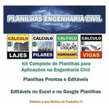 1.500 Planilhas De Engenharia Civil + Orçamento De Obra