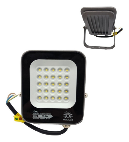 Reflector Led Multivoltage 20w 200w 85v A 265v Ip65 Exterior