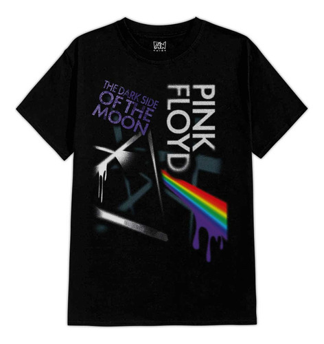 Pink Floyd 719 Dark Side Of The Moon Polera Estampada