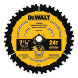 Lâmina Para Serra Circular 7 1/4  24 Dentes Dwa171424 Dewalt