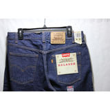 Pantalon Levis Azul Naranja Made In Mexico Talla 34-34 1996