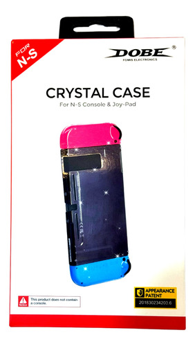Dobe Carcasa Transparente Compatible For N-s Console Joy-pad