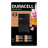 Duracell - Cargador Premium Pilas Recargables, Carga Extra