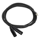 Cable De Interconexión Roland Black Series, 3.5 Mm A 2x Xlr 