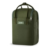 Mochila Para Notebook Y Mate Impermeable Con Division Verde