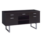 Lawtey - Credenza De 5 Cajones Con Estante Ajustable