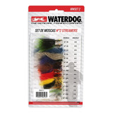 Kit De 15 Moscas Waterdog Fly Cast Streamers Anzuelo #8