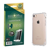 Kit Nanocolor Hprime Pelicula + Capa Apple iPhone 8 Branco