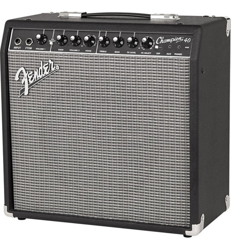 Amplificador Champion 40 Fender Color Negro/plata 