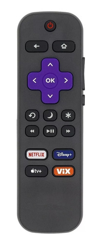 Control Genérico Para Philips Rock U Tv Netflix Disney Vix 