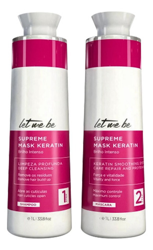 Progressiva Let Me Be Supreme Mask Keratin 2x1l