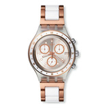 Reloj Swatch Svck4080ag Hat Trick Agente Oficial